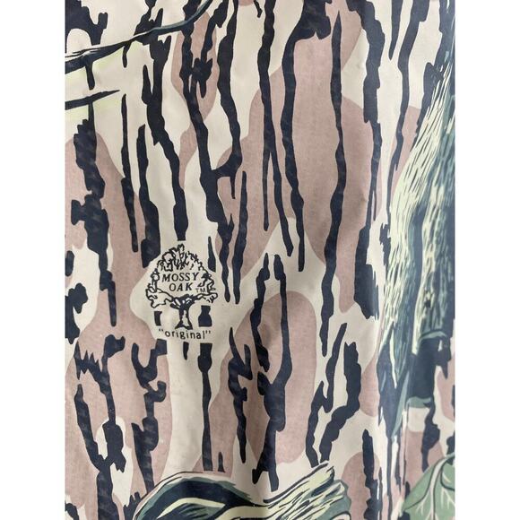 Columbia Men's XL PVC Nylon Brown Mossy Oak Waterproof Hunting Rain Pants - Picture 2 of 10